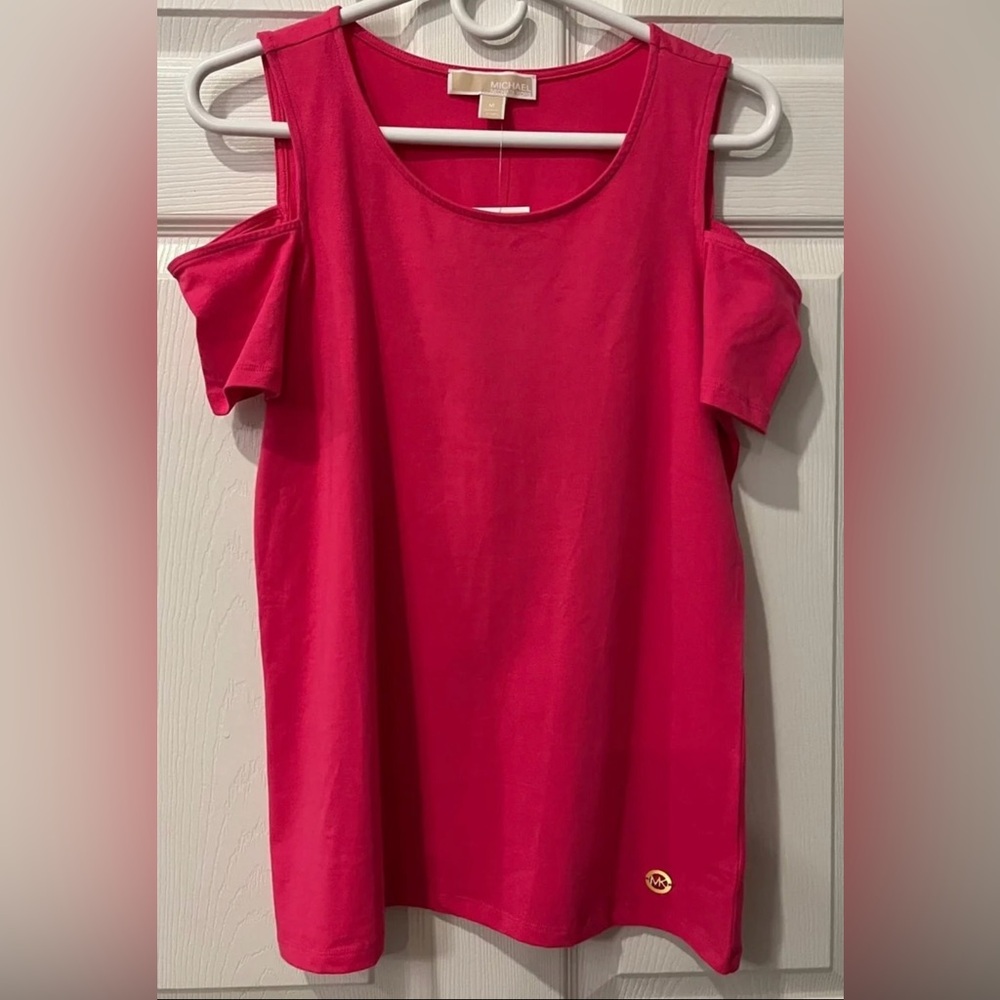 Michael Michael Kors Women’s Cold Shoulder Top, Size Medium NWT